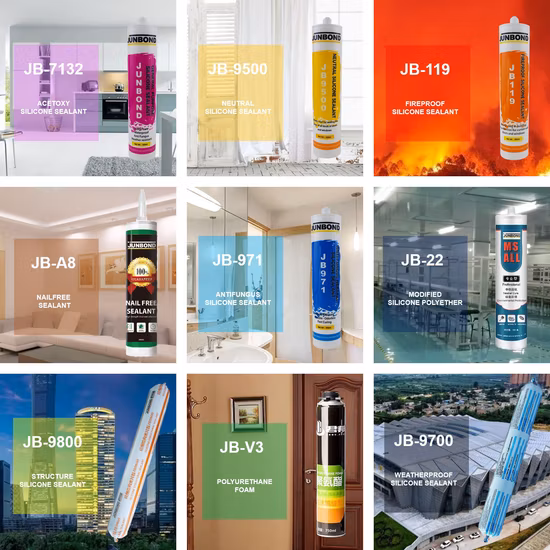 GP 酢酸ガラスシーラント接着剤透明 RTV シリコーン接着剤防水シリコーンシーラントの価格